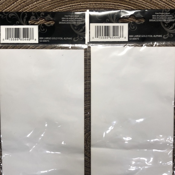 Jolee’s Bling Large Gold Foil Alphas Stickers - Picture 5 of 5